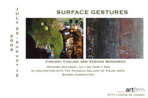 Surface Gestures show with Verona Sorensen
