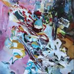 Adam's Apple , acrylic on canvas